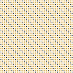 Navy and gold polka dot diamond grid seamless pattern © Visuora