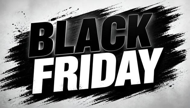 Black friday banner, card, poster. Vector Illustrator