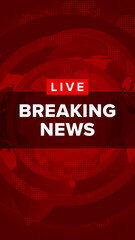 Global News Full Screen Title Vertical Overlay