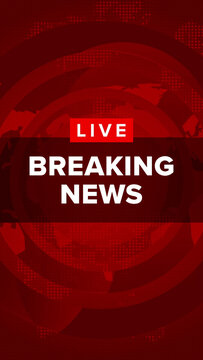 Global News Full Screen Title Vertical Overlay