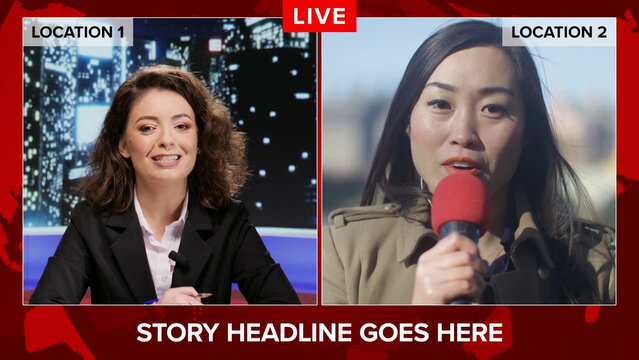 Global News Live Feed Frame Loop Overlay