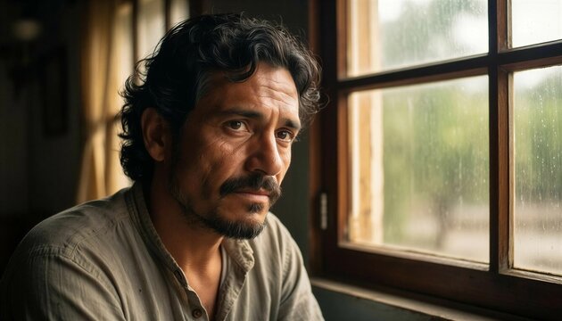 Loneliness by the window: thoughts that cannot be expressed