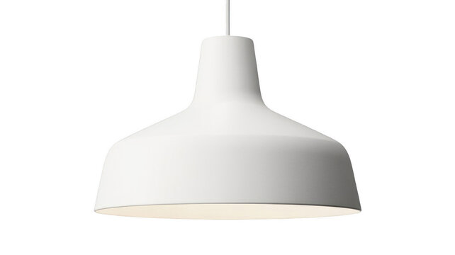 White pendant light png modern ceiling lamp png hanging light fixture png interior lighting png isolated