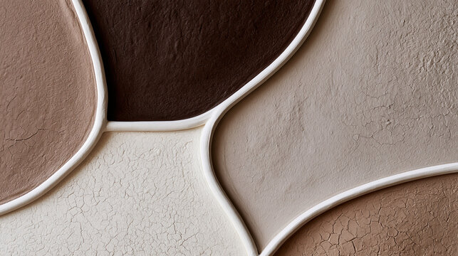 textured neutral abstract wall art