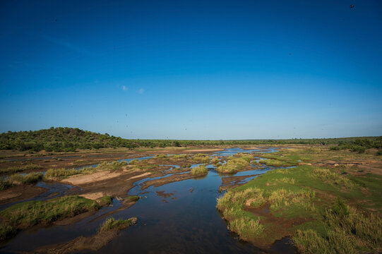 The Letaba River Bridge.  Letaba Rest Camp.  Kruger National Park, South Africa.