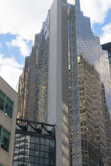 Fototapeta premium northeast elevation of the Royal Bank Plaza - South Tower, a business center, located at 200 Bay St, Toronto