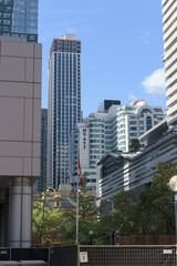Obraz premium view of Hyatt Regency Toronto from Metro Hall / David Pecaut Square