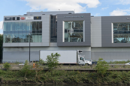 DAG Autoplex in Riverside, at 77 East Don Roadway, right by the Don River and DVP