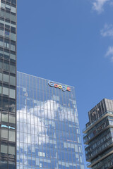 Obraz premium exterior of Google King East, a corporate office, located at 65 King St E, Toronto