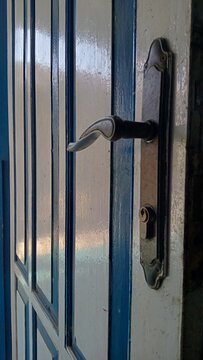old wooden door