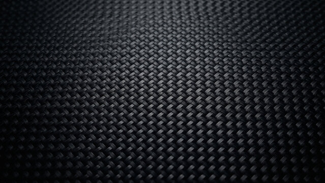 Dark Carbon Fiber Weave Texture Background