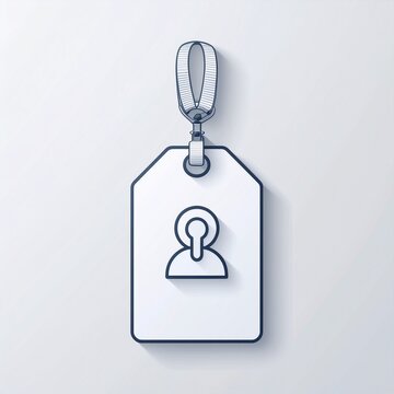 Identity access management IAM badge icon
