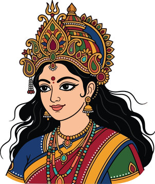 durga maa pratima for hindu religious