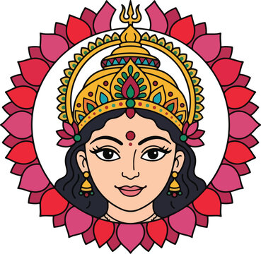 durga maa pratima for hindu religious