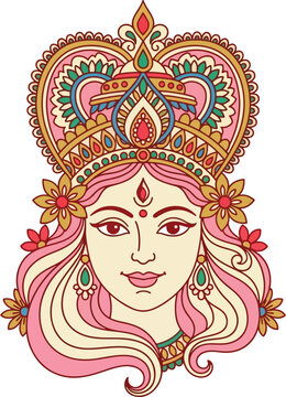 durga maa pratima for hindu religious