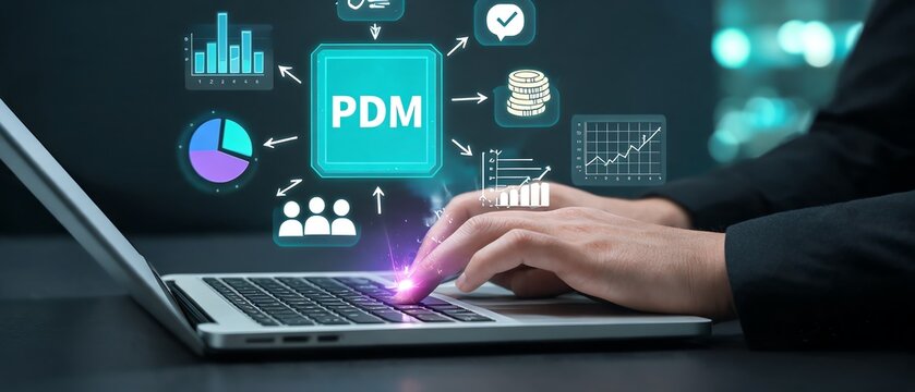 Data Product Manager Reviewing Product Data Management AR Dashboard During Iteration Meeting