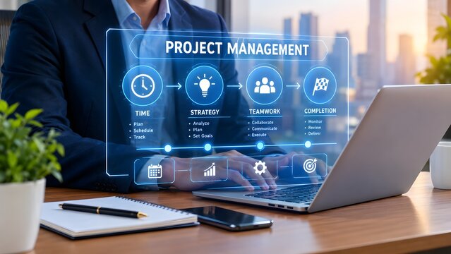 Modern project management solutions utilizing digital tools and strategies for efficient workflow collaboration and successful project outcomes in business
