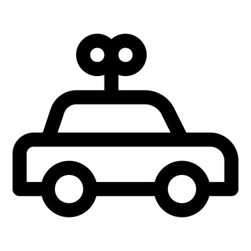 wind-up toy line icon