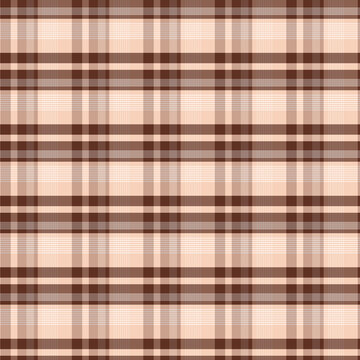 Light Brown Plaid Seamless Tartan Pattern Checkered Background