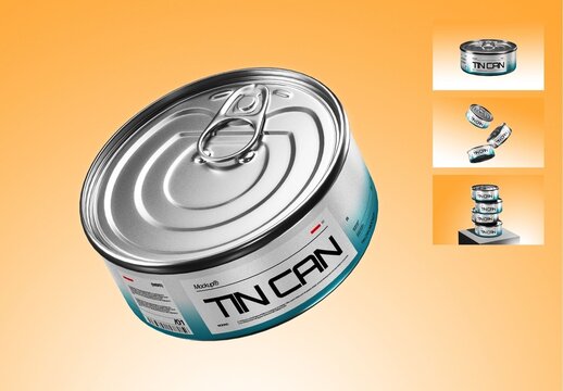 Tin Can Mockup