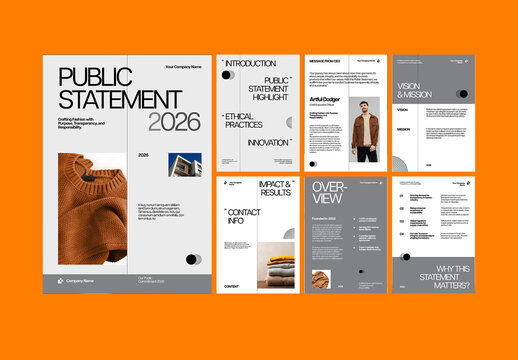White Grey Clean Garment Company Public Statement
