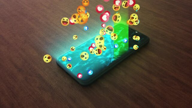 viral social media concept on your phone
