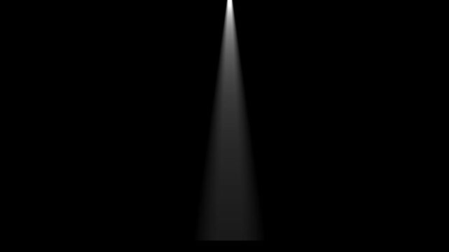 A strobe effect (bright flashing white light on a black background, random timing), useful overlay for a quick horror Motion graphics of concept