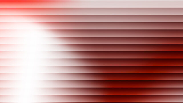 Red striped background with horizontal lines and smooth gradient lighting effects for modern design