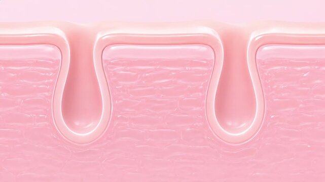 Blackhead removal animation showing clogged pore cleansing and clear skin