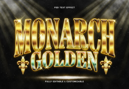 Gold Metallic Text Effect