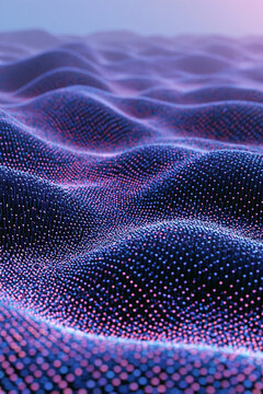abstract data classification concept, glowing colored points sorted into organized clusters, 3D render