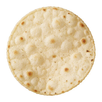 Round Flatbread Transparent Background