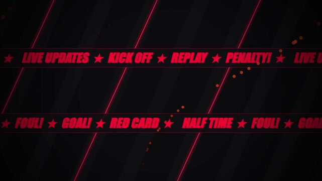 Dynamic Sports News Broadcast Overlay Motion Graphic With Scrolling Text
