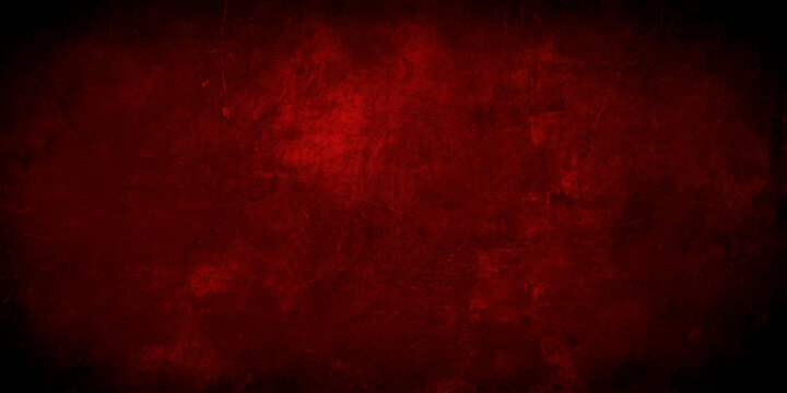 Dark, textured, and brooding crimson background with a vintage, grunge aesthetic, creating a sense of drama and mystery.