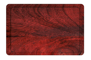 Blank red wooden board for Christmas greetings and designs. © vovan