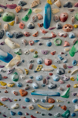 Bouldering wall in health club. © Drazen