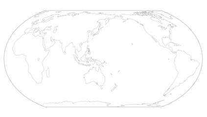 Equal Earth projection blank map/world map © NANANAMUu
