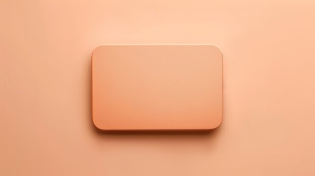  vLight Peachy Brown Rectangular Background, Soft Warm Single Color Design