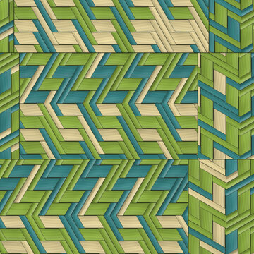 Geometric Wood Grain Pattern