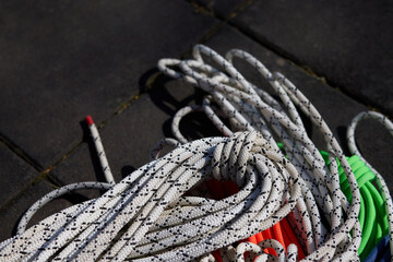 Professional rope climbing gear. © Drazen