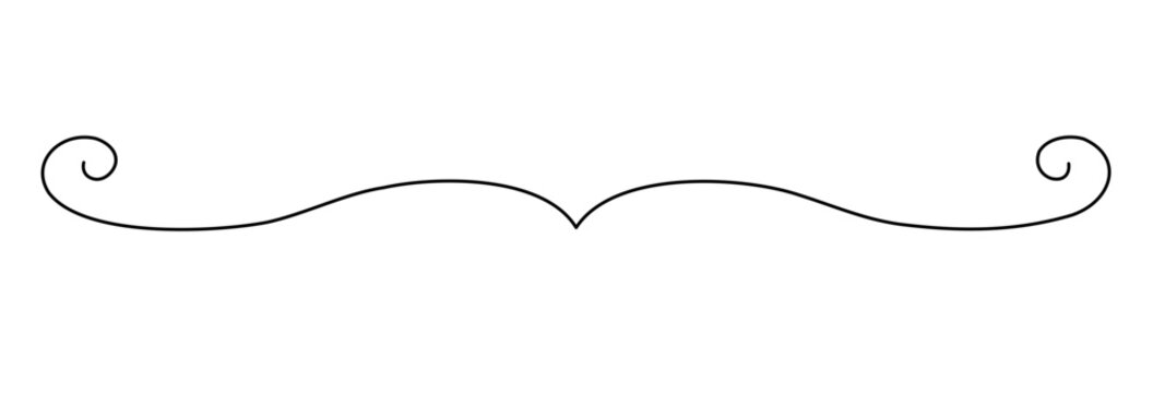 Floral swirls line ornament