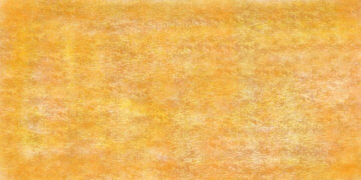 Abstract warm yellow and orange mottled texture background featuring watercolor wash or aged parchment paper effect for vintage, autumn, and artistic design projects.