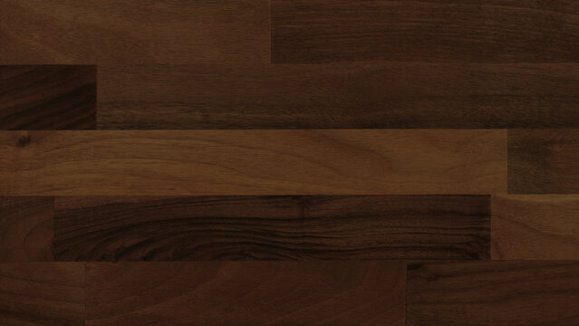 Close-Up of Wooden Surface with Horizontal Grain Patterns in Rich Light and Dark Brown Tones, Ideal for Landscaping and Outdoor Design Projects