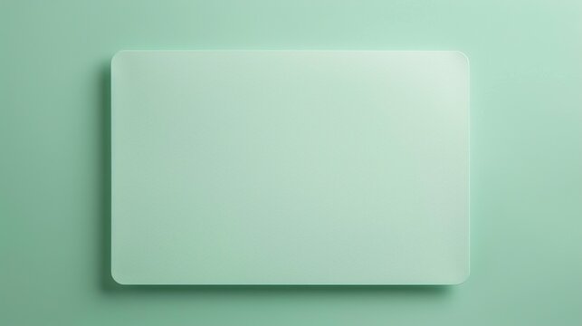  : Light Dusty Mint Green Rectangular Background Minimal Solid Color Design