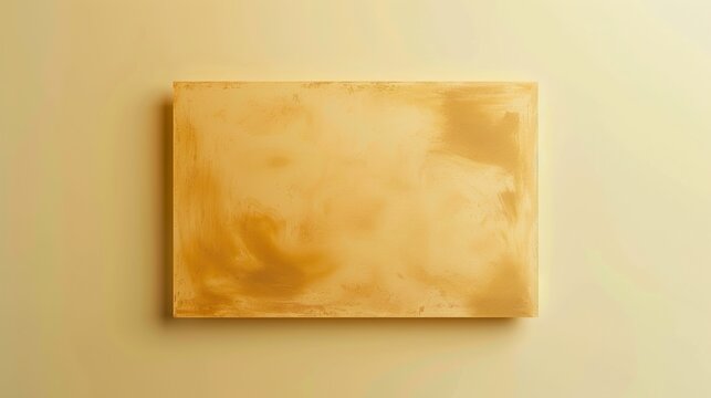  Light Dusty Golden Yellow Rectangular Background Minimal Solid Color Design