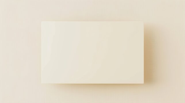 A light cream-colored rectangular background. on a single colour background - 