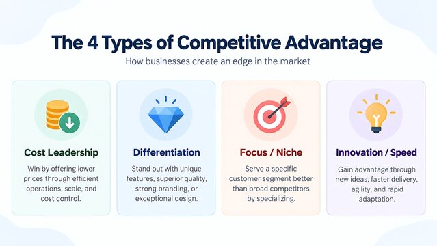 The 4 Types of Competitive Advantage
