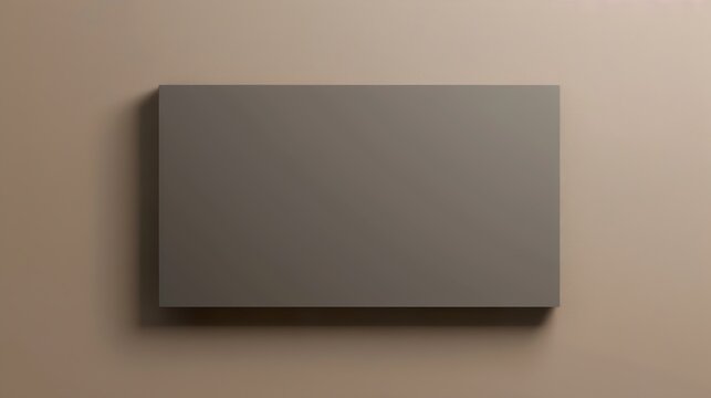 Clean Warm Gray Rectangular Background Minimal Neutral Solid Color Design