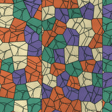 Abstract geometric pattern with irregular polygons
