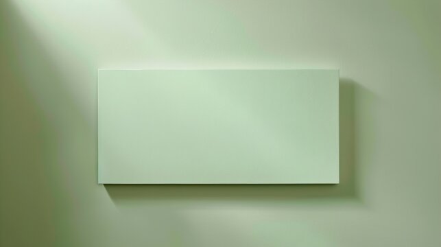Clean Sage Green Rectangular Background Single Color